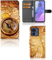 GSM Hoesje Geschikt voor Motorola Edge 40 Magnet Case Kompas