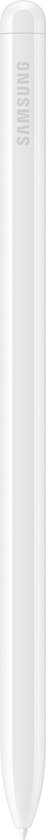 Witte Samsung S Pen met het Samsung logo erop.