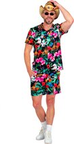 Wilbers & Wilbers - Hawaii & Carribean & Tropisch Kostuum - Hi Hi Hawaii Summer Break - Man - Multicolor - XL - Carnavalskleding - Verkleedkleding