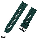 Luuxr strap rubber dark green 22 mm lusigr220001