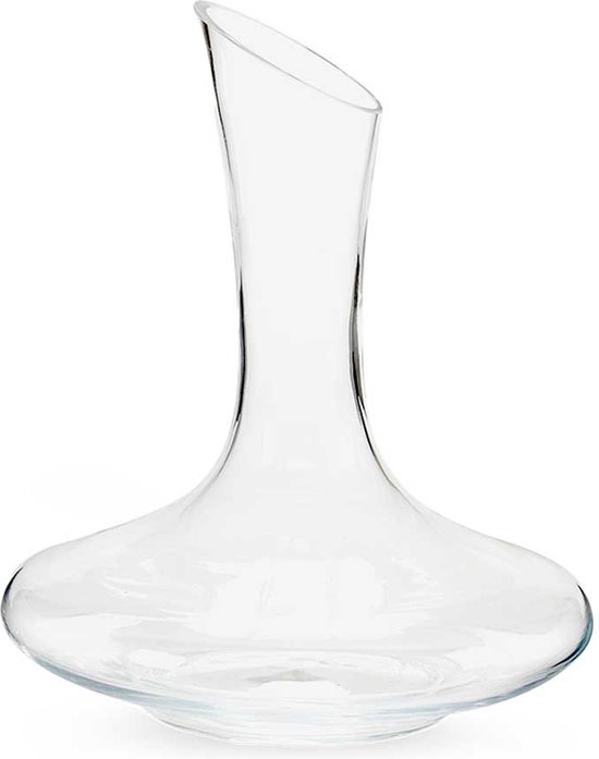 Arte Regal Wijn karaf / decanteer schenkkan - glas - 1,8 liter - 22 x 25 cm - wijn laten luchten