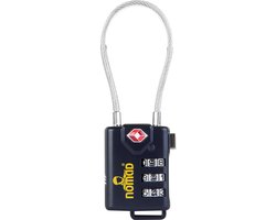 NOMAD® Kabelcijferslot | TSA Keurmerk | Cijferslot met 3 cijfers | Reisslot Backpack / Koffer | 14 centimeter kabel