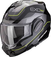 Scorpion Exo-Tech Evo Pro Commuta Black-Silver-Yellow M - Maat M - Helm
