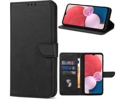 Solidenz hoesje - Geschikt voor Samsung Galaxy A14 - Bookcase - Zwart