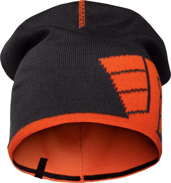 Snickers 9015 Reversible Beanie - Donker Blauw/Oranje, High Vis - One size