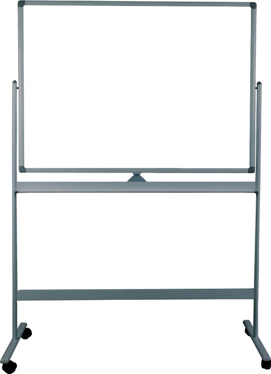 Verrijdbaar whiteboard - Kantelbaar - 90x120cm - Magnetisch
