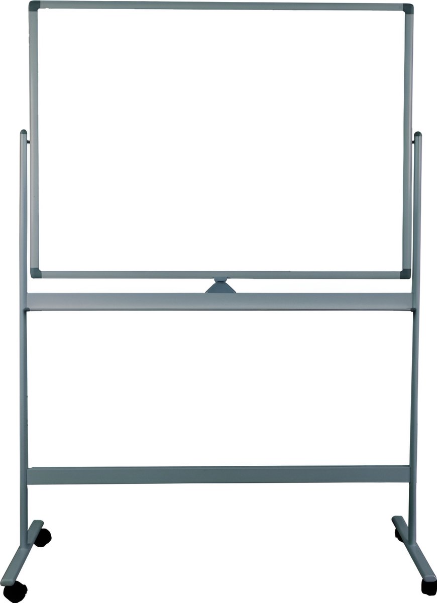 Verrijdbaar whiteboard - Kantelbaar - 90x120cm - Magnetisch