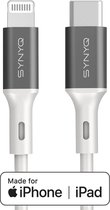 Synyq MFI-kabel - iPhone Oplader Kabel - USB-C naar Lightning kabel - geschikt voor Apple iPhone (12,13,14) & iPad - iPhone lader - Apple-kabels - Apple oplader - iPhone kabel 3 meter