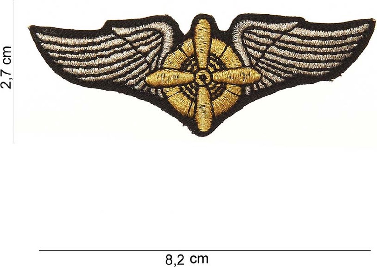 Embleem stof Flight engineer klein