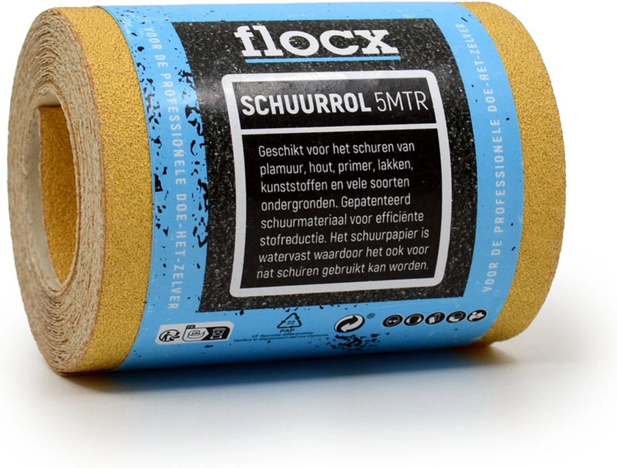 Flocx Schuurpapier {100 95mmx5m