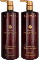 Lanza Keratin Healing Oil Lustrous Shampoo & Conditioner Set 32 oz 2piece