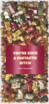 Verjaardag Cadeau Vrouw - By Maroo Snoep Pakket met Tekst - Fantastic Bitch - Grappige cadeaus voor haar, vriendin, mama, moeder, zus, oma - Geschenkset vrouwen
