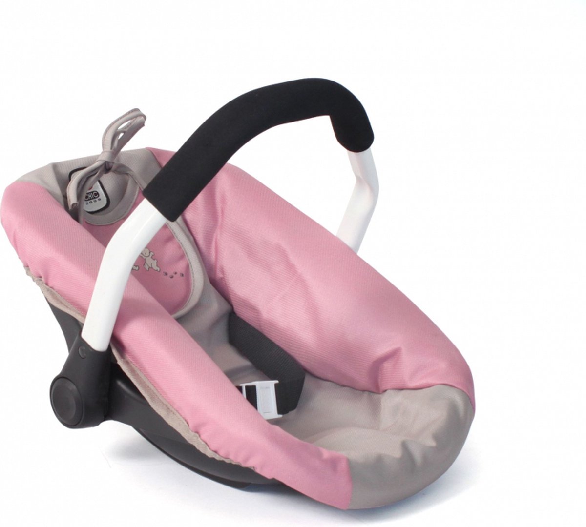 BAYER Siege Auto de Poupée Gris et Rose - Accessoire poupée