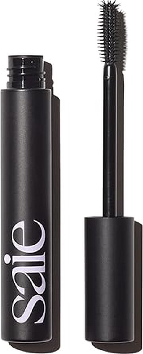 Saie Mascara 101 - Buildable Formula for Lengthening + Volumizing Lashes - Strengthening Mascara - Black
