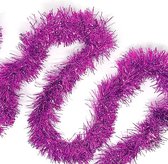 3x Kerstboom folie slinger rood 230 cm * 5cm - Roze kerstslingers - Party Decor - Festival - Feest - Birthday - Verjaardag