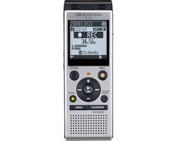 OM System WS-882 Digitaal dicteerapparaat Opnameduur (max.) 1040 h Zilver