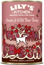 Lily's Kitchen - Dog Venison Wild Boar Terrine Hondenvoer 6 x 400 gram