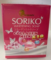 So Beauty Whitening Soap Collagen Milk, 80 gram