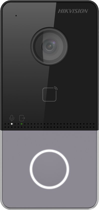 Foto: Hikvision ds kv6113 wpe1 c ip video intercom 2mp wi fi deurbel met poe mifare kaartlezer en alarm
