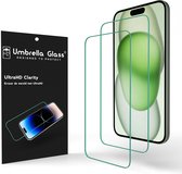 Umbrella Glass PrecisionGuard UltraHD Screenprotector - Geschikt voor iPhone 15 - 15 Pro