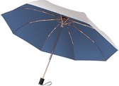 Parasol handscherm, paraplu, zakparaplu met 8 ribben, 190T stof en vezel paraplustandaard, zonwering paraplu voor buiten, UV opvouwbare paraplu