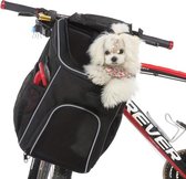 Xerolax Fietsmand Hond - Hondenmand Fiets - Voorop - Fietstas Hond - Hondenfietsmand - Zwart