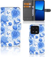 Hoesje voor Xiaomi 13 Pro Flowers Blue