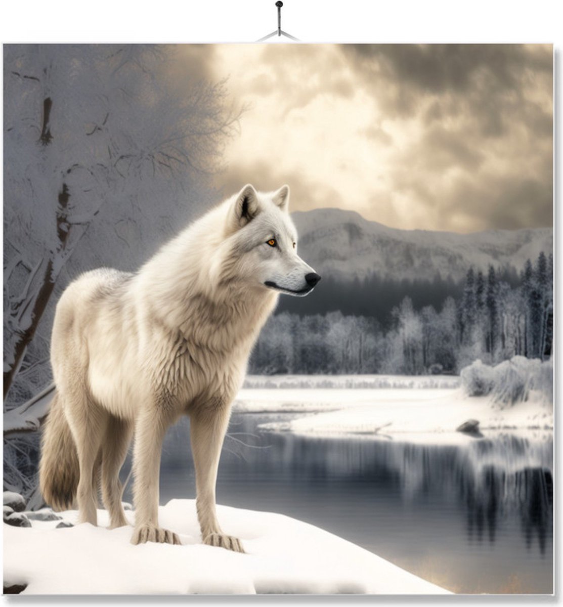 Tegel Met Opdruk | Wolf