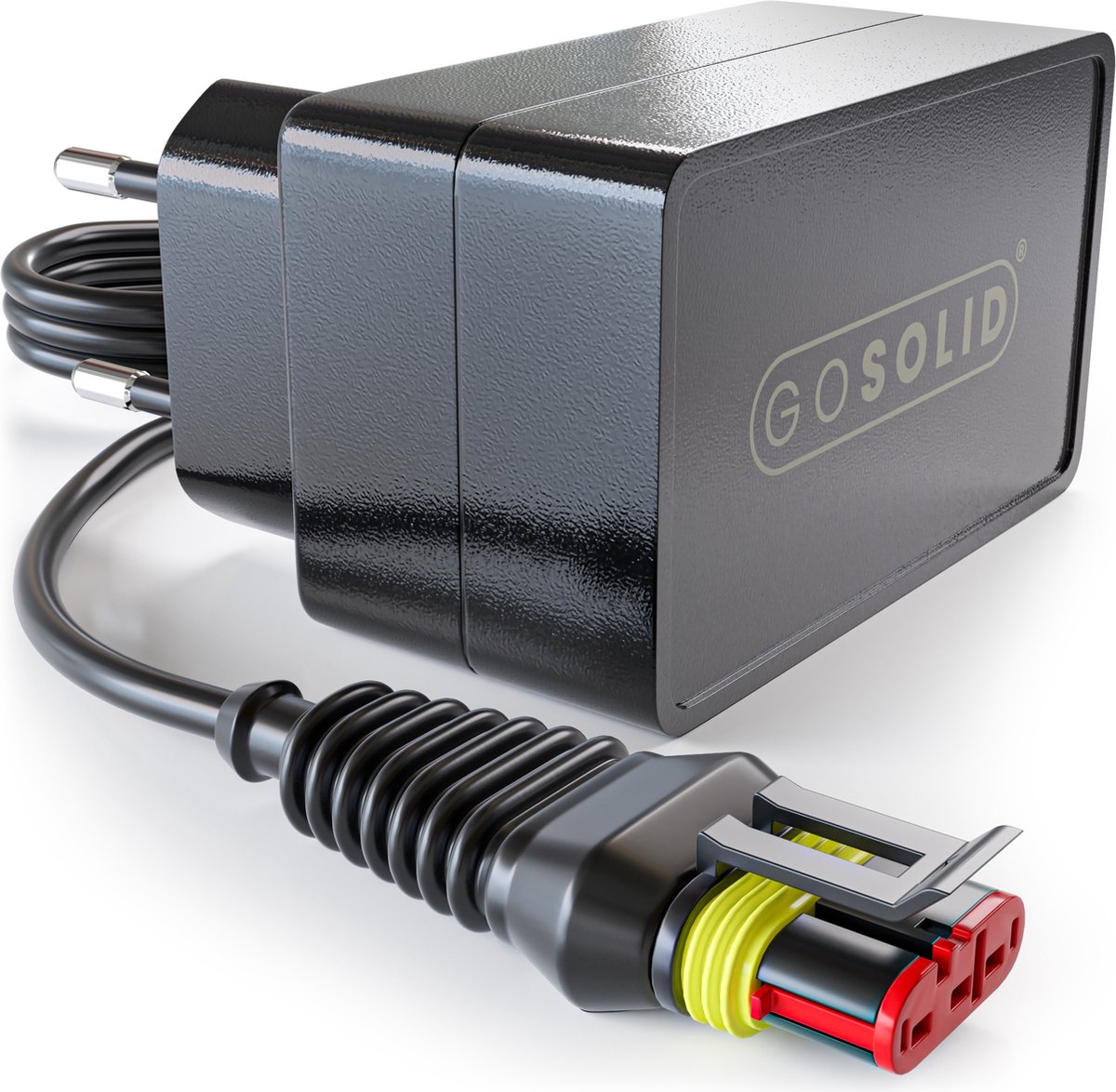 Exmate 28 V 1,3 A adapter oplader voeding compatibel met Husqvarna Automower 105 305 310 315X 405X 415X, oplader voor Gardena 2016 /Sileno 2018 grasmaaier