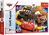 Trefl - Puzzles - "30" - Speeding cars / Disney Cars 3