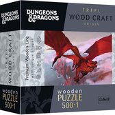 Trefl - Puzzles - "500+1 Wooden Puzzles" - Ancient Red Dragon / Hasbro Dungeons&Dragons_FSC Mix 70%