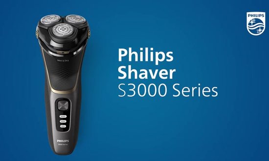 Philips 3000 series Shaver series 3000 S3333/54 Rasoir électrique peau  sèche ou humide, série 3000