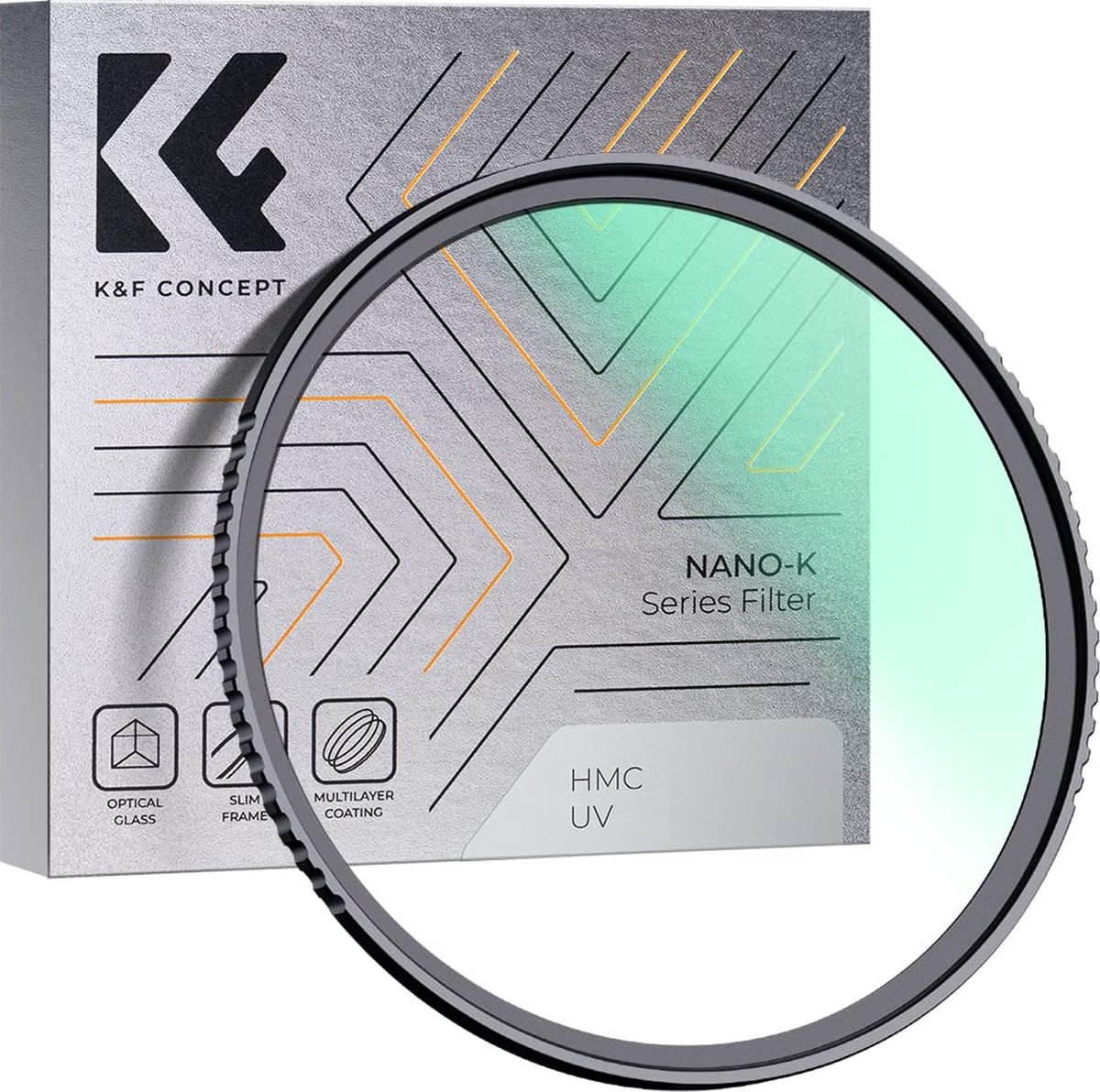 K&F Concept 67mm UV filter Nano-K HMC slim - K & F Concept