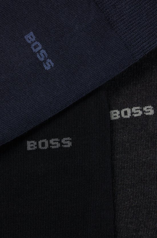HUGO BOSS 3P RS Uni Colors CC Ouvert Blue - Taille 40-46