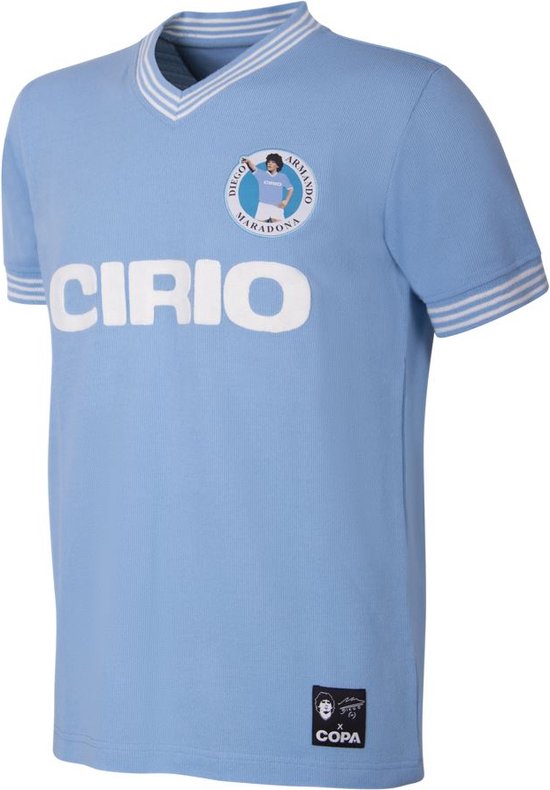 COPA - Maradona x COPA Napoli 1984 Retro Voetbal Shirt - XS - Blauw