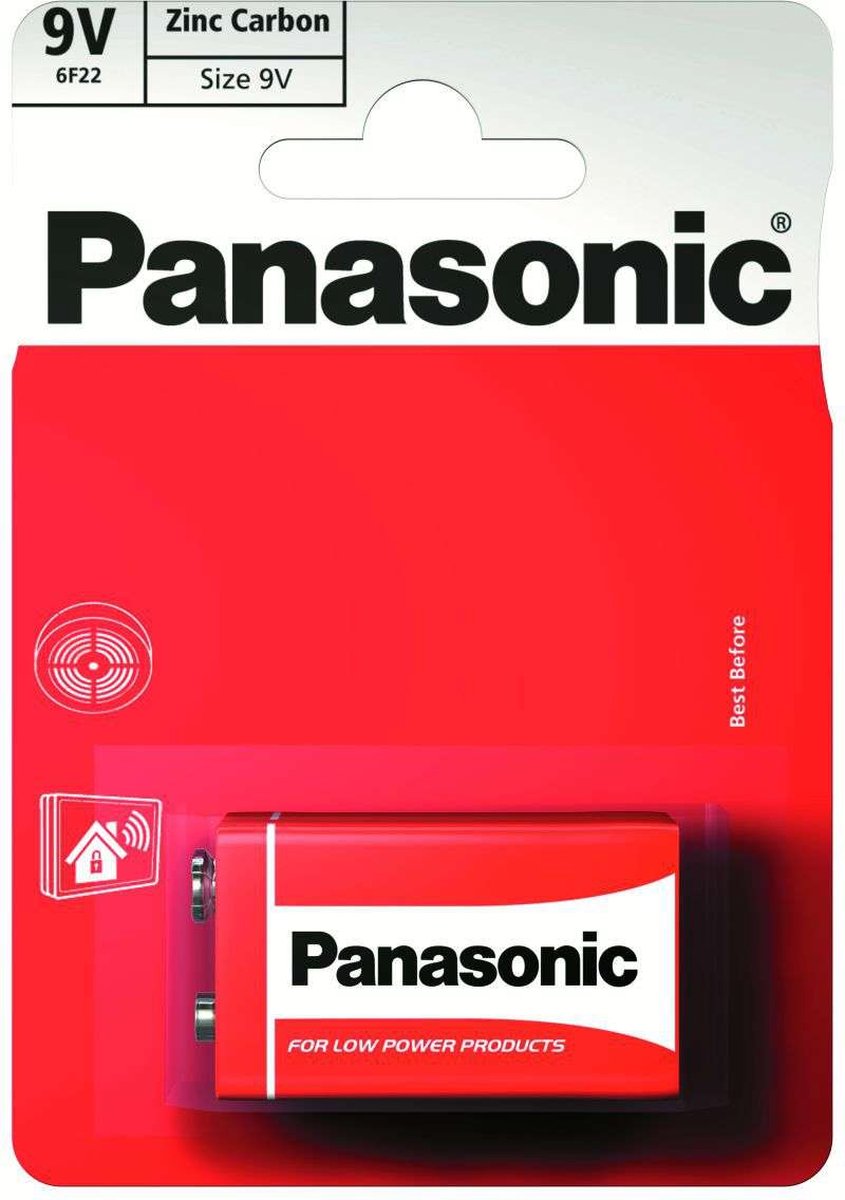 Panasonic General Purpose 9V Block Batterij