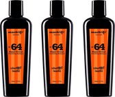 mashUp haircare Colour Me Beautiful N° 64 Happy Orange Colouring Shampoo 250ml - 3 stuks
