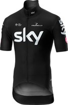 Castelli Fietsshirt waterafstotend korte mouwen Heren Zwart  - CA SKY Gabba 3-Black - XXL