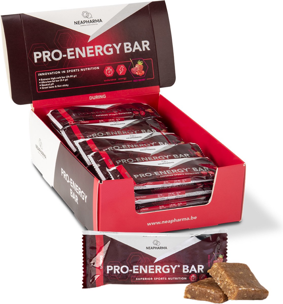 Pro Energy Bar rode vruchten