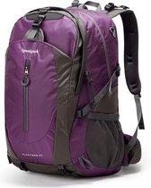 Sac à dos de randonnée étanche pour hommes et femmes, sac à dos léger de 40 L, adapté aux voyages et au camping, violet, sac à dos
