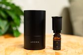 Aroma Luxe Fragrance Oil Diffuser - Zwart - Incl. 3 Navul 10 ml Oliën