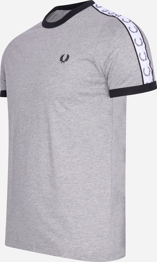 Fred Perry Taped ringer t-shirt - steel marl