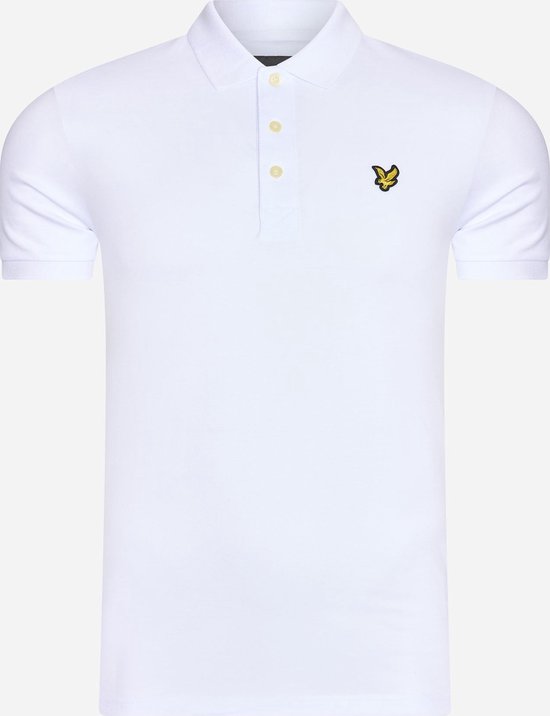 Lyle and Scott Polo Wit Regular fit Heren Poloshirt Maat 3XL bol