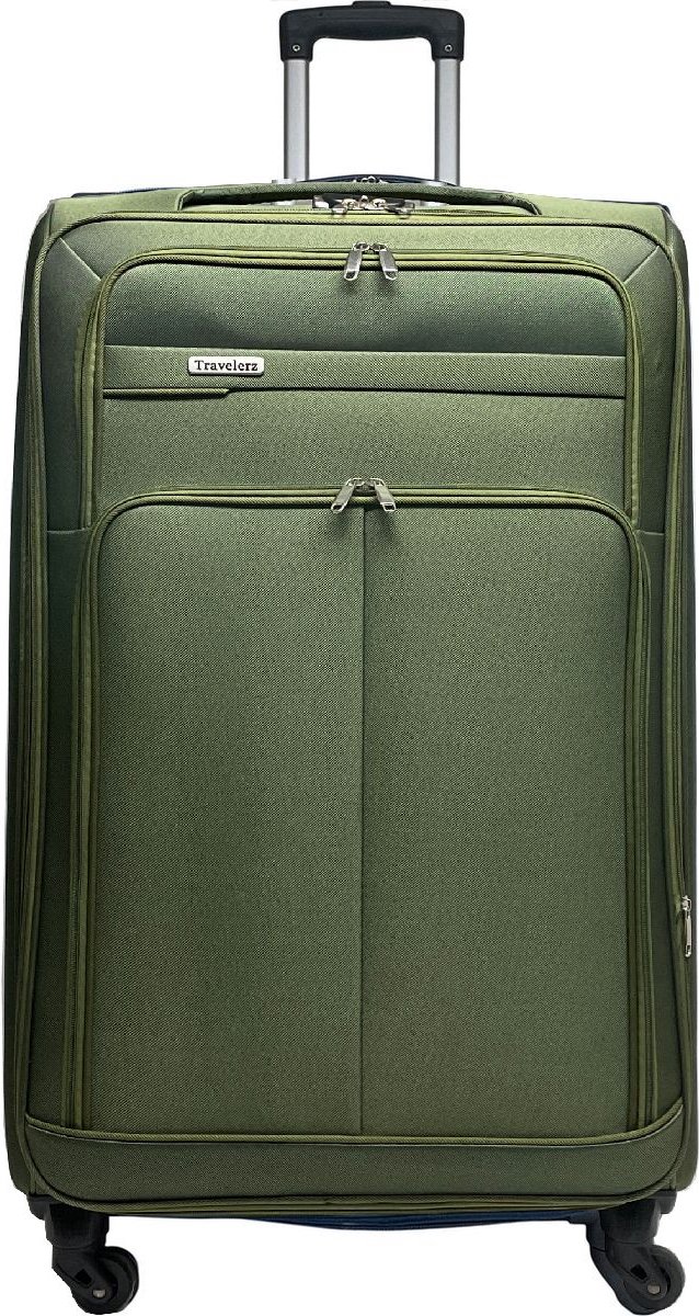 Dubai Abudabi Grote XL Koffer - 88 cm - 125/135 liter - Expandable - Groen