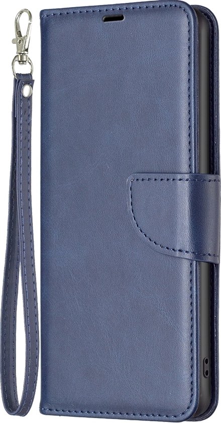Mobigear Telefoonhoesje geschikt voor Samsung Galaxy S24 Hoesje | Mobigear Excellent Bookcase Portemonnee | Pasjeshouder voor 3 Pasjes | Telefoonhoesje voor Pinpas / OV Kaart / Rijbewijs - Blauw