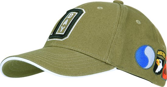 Fostex Garments - Baseball cap WW II D-Day (kleur: Groen / maat: NVT)