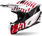 Airoh Twist 3.0 Thunder Red White L - Maat L - Helm