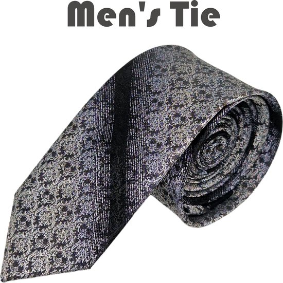 Tie - Black - with design luxury - men - unisex - Gift
