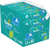 Pampers - Fresh Clean - Lingettes - 960 lingettes - 12 x 80