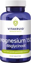Vitakruid - Magnesium 150 bisglycinaat - 90 Tabletten
